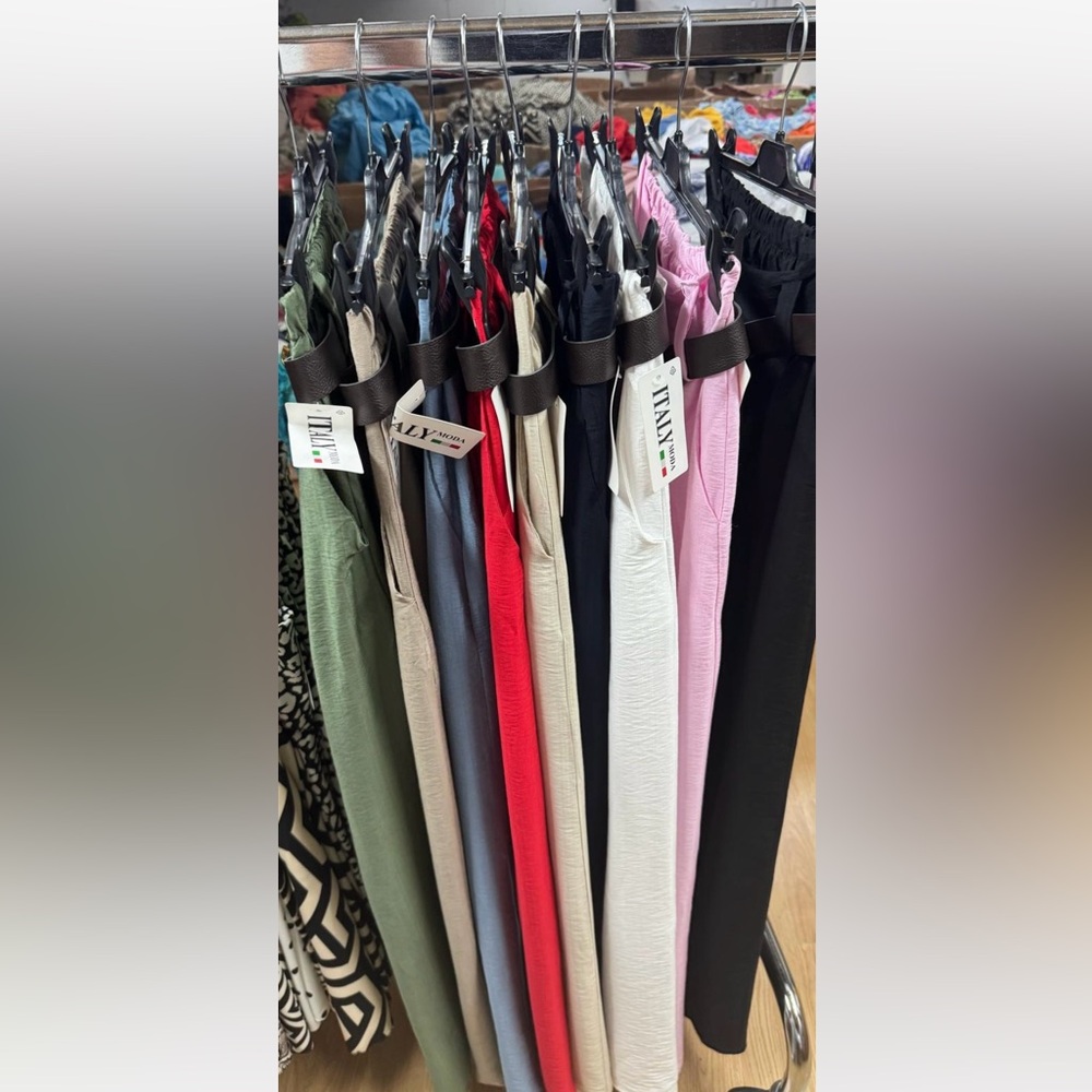 MADE IN ITALY WIDE LEG PANTS